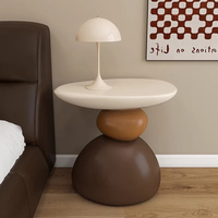 Table de Chevet Créative et Moderne, Meuble d'Appoint pour Entrée ou Canapé, Hauteur Réglable, Luxe Léger, Petite Table d'Appoint