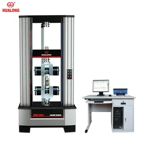 HUALONG-máquina de pruebas universal de doble columna, banco de pruebas de alta calidad, extensible, 10kn a 20kn, 10 toneladas