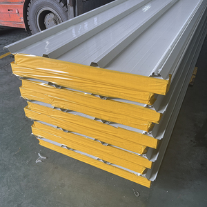 Bền nhẹ EPS cách nhiệt lợp bánh sandwich <span class=keywords><strong>Board</strong></span> với bên ngoài tường Bảng điều khiển cho kho xây dựng - Product Image 3