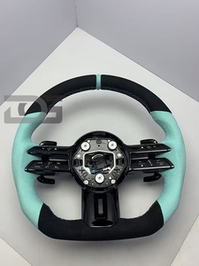 Volante in Alcantara per <span class=keywords><strong>Mercedes</strong></span> Benz <span class=keywords><strong>Serie</strong></span> C257 C218 C219 C, <span class=keywords><strong>Serie</strong></span> A, <span class=keywords><strong>Serie</strong></span> E, W205 W204 W213 W212, Accessori Interni - Product Image 5