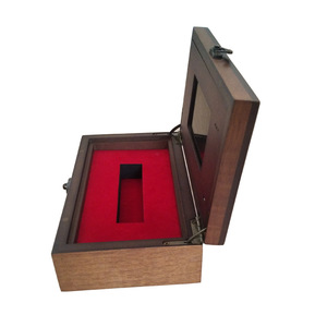 Wooden <b>Display</b> <b>Box</b> 180x100x50mm Engraved Luxury Packaging For Jewelry And Tea Storage - Product Image 4