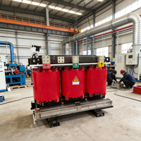Transformador de Potencia Trifásico de Tipo Seco de 315 kVA Usado, Bobina Toroidal de Aluminio, Estándar IEC 60076, Bajo Ruido, 10 kV/0.4 kV