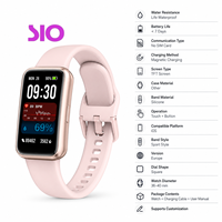 Montre connectée européenne avec écran TFT carré, commande tactile fine, réponse aux appels, rappels intelligents et contrôle de selfie à distance