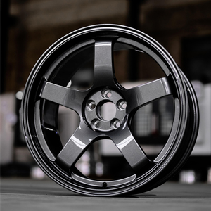 Jantes forgées personnalisées en bronze brossé pour TE37 Porsche Cayenne Turbo <span class=keywords><strong>GT</strong></span> <span class=keywords><strong>Panamera</strong></span> Turbo S E-<span class=keywords><strong>Hybrid</strong></span> Performance SUV & Sedan - Product Image 1