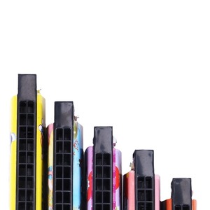 Children Harmonica 16 Holes C Key Plastic Portable Beginner <b>Musical</b> <b>Instrument</b> Toy Colorful Design - Product Image 1