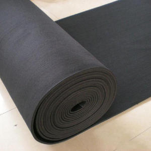 Black Color Customized <strong>Polyester</strong> <strong>Thick</strong> <strong>Felt</strong> <strong>Fabric</strong> China Textile Colorful <strong>Felt</strong> <strong>Fabric</strong> Roll - Product Image 6