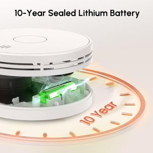 Báo động kết hợp V-COME, báo cháy cảm biến kép 2 trong 1, pin lithium kín 10 năm mà không cần thay thế, máy dò kết hợp - Product Image 4