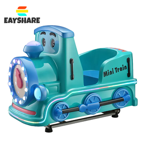 ตู้เกมอาร์เคดแบบใช้เหรียญตู้เกมสำหรับเด็กเล็กรถสีฟ้า - Product Image 2