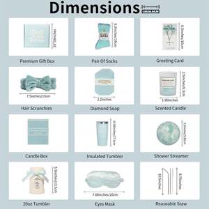 Set de Baño Personalizado OEM de la Serie Azul Claro con Vaso Grande, Cepillo para Pajitas, Antifaz y Set de Baño para la Temporada de Graduación, Regalo Corporativo Conmemorativo - Product Image 3