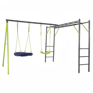 Zoshine grande <span class=keywords><strong>altalena</strong></span> all'aperto e Set di arrampicata per giardino di casa cortile cortile cortile attrezzature da gioco per bambini - Product Image 2