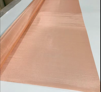 Malla de Alambre de Cobre Puro de Alta Calidad ZEHONG, 0.02mm, Alta Densidad, para Filtración Industrial, Jaula de Faraday, Filtro de Soldadura EMI