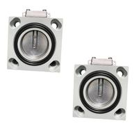 Vanne papillon en aluminium pour transformateur, relais, radiateur DN80 DN100 DIN42560 C5 Protection contre la corrosion