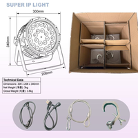 Luz LED Par Profesional RGBW de 24x10W con Ángulo de Haz Ajustable para DJ, Discoteca e Iluminación de Escenario