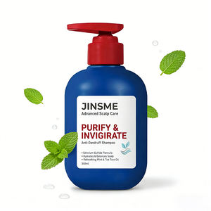 Shampooing Anti-Pelliculaire et Anti-Démangeaisons Personnalisé OEM ODM 360ml à l'Huile d'Arbre à Thé et à la Menthe, Soin Hydratant du Cuir Chevelu pour Cheveux Gras en Gel - Product Image 2