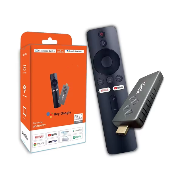 New Trend Android TV Stick ATV Android 10.0 Portable Streaming Device 4K/HDR 2+16GB 2.4G/5G WiFi Portable TV Stick
