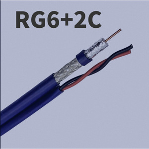 Cable Coaxial RG6 2C para TV Digital y Satélite, con Blindaje de Lámina y Trenza, Revestimiento de PVC, 30VAC 480VAC - Product Image 4