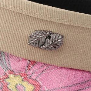 Sombrero de sol con clip y estampado floral, material 100% poliéster, sombrero de sol de moda para mujer - Product Image 5