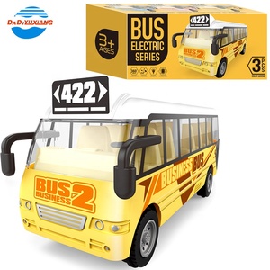 Autobús <span class=keywords><strong>de</strong></span> Juguete Eléctrico <span class=keywords><strong>de</strong></span> Plástico con Funcionamiento a Batería, con Música y Luces Intermitentes, Autobús Escolar Eléctrico Amarillo <span class=keywords><strong>de</strong></span> <span class=keywords><strong>Dibujos</strong></span> Animados Educativo - Product Image 6