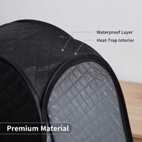 Sauna Portátil de Vapor de Alta Calidad para Interiores, Tipo Pop-up, para una Persona, Relajante, con Calefacción