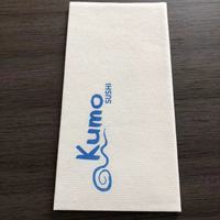 Serviette blanche à forte valeur ajoutée Pochette à couverts avec logo Serviette jetable Airlaid pour hôtel