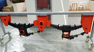 Suspension <span class=keywords><strong>de</strong></span> remorque <span class=keywords><strong>tandem</strong></span> en acier <span class=keywords><strong>de</strong></span> type américain à 2 essieux avec mécanisme à ressort à lames Pièces détachées pour remorques - Product Image 4