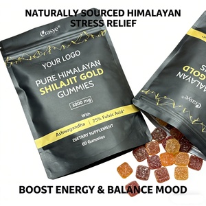 OEM Özel Etiketli Altın Şilajit Himalaya Jelibonları Yetişkinler İçin Doğal - Fulvik Asit Mineral Zengin Formülü Enerji ve Bağışıklık Sistemi Sağlığı İçin - Product Image 4