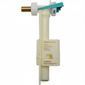 Válvula silenciosa de alta potencia de 3/8 pulgadas con mango color verde azulado para uso en camas de agua - Product Image 3