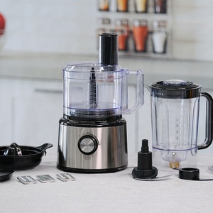 750W chuyên nghiệp thép không gỉ xử lý thực phẩm với 2.3L công suất lớn Chop puree bột lát shred Whisk xay bóp - Product Image 1