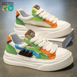 Zapatillas Deportivas de Plataforma con Aumento de Altura, Transpirables, de Malla y PU, Antideslizantes, Cómodas, para Hombre, Estilo Casual - Product Image 1