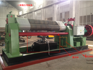 Nhiệm vụ nặng nề tự động thủy lực Tấm 3 con lăn uốn <span class=keywords><strong>Rolling</strong></span> <span class=keywords><strong>Machine</strong></span> cho ống kim loại - Product Image 2