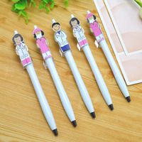 Stylo à bille pour médecin et infirmière, logo personnalisé, blanc, stylo à bille noir, livraison directe depuis l'usine, NP-007