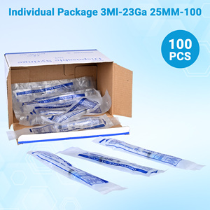 <span class=keywords><strong>Jeringa</strong></span> Veterinaria Desechable de Seguridad de 3 <span class=keywords><strong>ml</strong></span> con Conexión <span class=keywords><strong>Luer</strong></span> <span class=keywords><strong>Lock</strong></span> 23G25mm para Uso Animal - Product Image 3