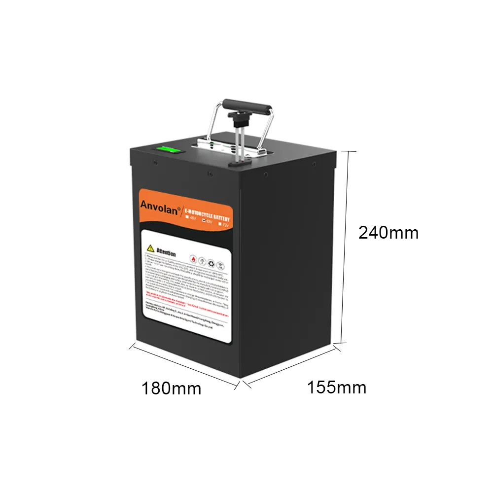 Batteria al litio 20Ah 30Ah 40Ah 50Ah 60Ah 73Ah 78Ah 90Ah 120Ah 48V 60V 72V batteria agli ioni di litio per moto elettrica Scooter