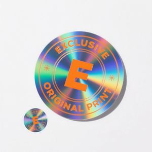 Etiqueta autoadhesiva de holograma de código Qr, etiqueta de holograma de seguridad, pegatina antifalsificación - Product Image 2