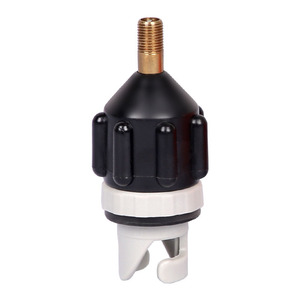 Adaptador de válvula de aire para bote inflable, conector de plástico negro, accesorio de bomba manual para tabla de paddle surf y bote de goma - Product Image 1