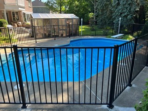 <strong>Pool</strong> Security <strong>Fence</strong> Customized Heat Treated Aluminum Guardrail Safety Metal Panel for Swimming <strong>Pool</strong> Protection - Product Image 6