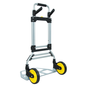 Uni-silent Memuat 120kg keranjang tangan belanja portabel lipat keranjang tangan truk aluminium tangan Platform FHT120 - Product Image 5