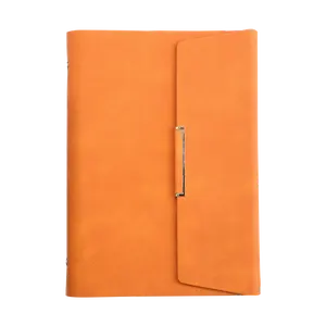 AI-MICH Newest Notebook Office School Stationary Supplier High Quality PU Leather Cover Custom Logo Journal Notebook Gifts