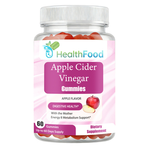 Gummies au goût pomme à faible MOQ, Gummies au vinaigre de cidre de pomme avec la mère, Complément alimentaire pour la santé digestive - Product Image 1
