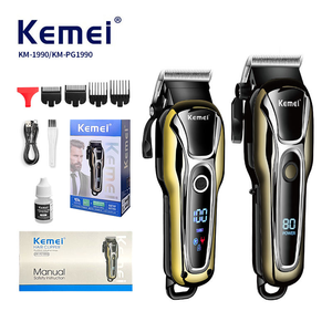 KEMEI KM-PG1990 Tagliacapelli Elettrico Ricaricabile 5W con Batteria al Litio, Apparecchio Professionale da Barbiere 7000RPM a Forma di U - Product Image 1