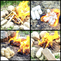Kit de démarrage de feu professionnel avec bâtons de démarrage de feu Fatwood Tinder pour camping chasse aventure en plein air