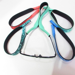 Low MOQ Logo benutzer definierte Sport Neopren Brille Sonnenbrille Hals halter Gurt - Product Image 5