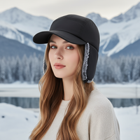 Chapeau de trappeur en velours côtelé de qualité supérieure, doublé de fausse fourrure, chapeau d'hiver chaud avec protection pour les oreilles, casquette de bombardier pour la chasse et le camping