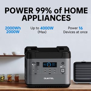 Solar Power Supply Fast Charging Generator 2400W 2500W Powerstation EU Portable Station P2001E PLUS 2400w Power Station P2001E P - Product Image 2
