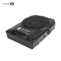 Subwoofer Activo para Auto VK V71 de 10 Pulgadas, DC 12V, Bobina Simple, Modificado, Pequeño, de MDF, Alta Potencia 800W, Ultra Delgado