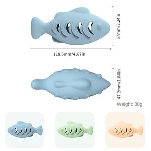 Juguete para gatos de silicona, ecológico y duradero, para masticar y limpiar los dientes, en bolsa. - Product Image 5