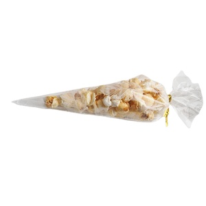 Tùy Chỉnh Tam Giác Kẹo Bỏng Ngô Dày Ice Cream Cone Nướng Trong Suốt Quà Tặng Bao Bì Túi Nhựa - Product Image 2