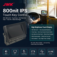 Moniteur de recul JMK IPS tactile HD 1080P 7 pouces avec clés DVR SD pour camions, bus, logistique, véhicules commerciaux, affichage quadruple, vente en gros en stock