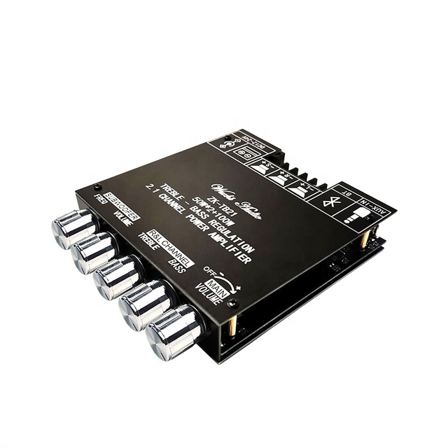 ZK-TB21 TPA3116D2 5.0 Subwoofer Amplifier Board 50WX2 100W 2.1 Channel Power Audio Stereo AMP Module