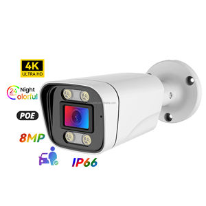 HIK متوافق مع 4K IP66 زاوية واسعة بزاوية 8mp في الهواء الطلق IP Poe CCTV الكشف الذكي بالأشعة تحت الحمراء بألوان كاملة CMOS - Product Image 1